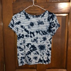 AEO Striped Tie Dye t-shirt